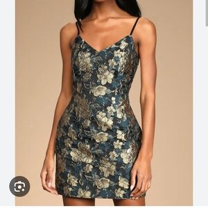 Lulus Never Ending Love Black floral dress